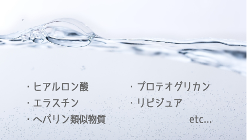目の下のたるみ,保湿成分,ヒアルロン酸,エラスチン,ヘパリン類似物質,プロテオグリカン,リピジュア